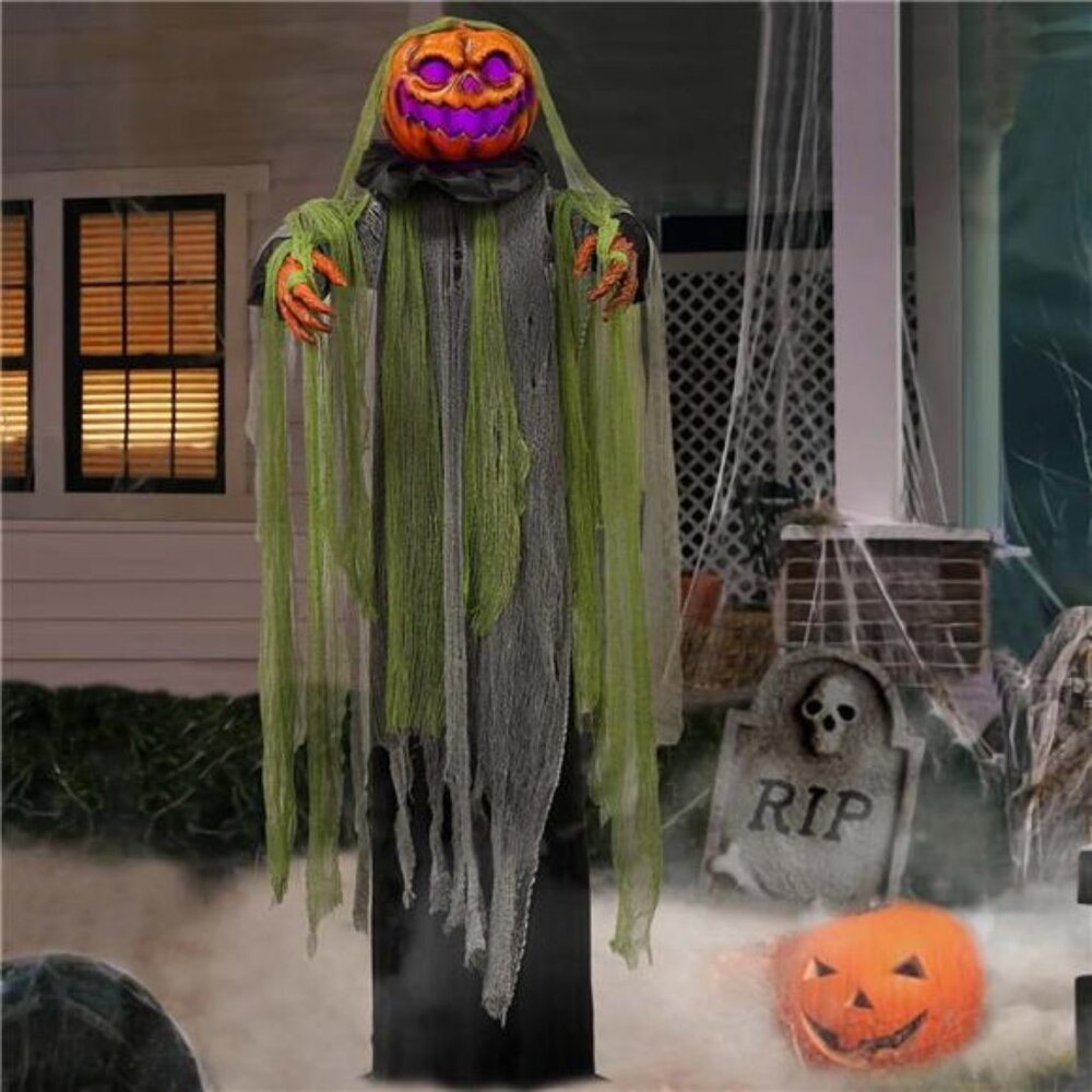 Halloween Decorations Outdoor - 6 Ft. Large Animated Root of Evil Prop with‎
